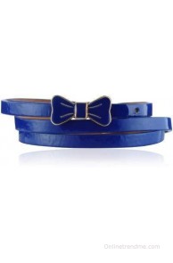 Calvino Girls Casual, Evening/Party Blue Artificial Leather Belt(Blue)